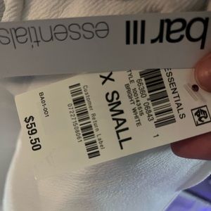 White see through pants